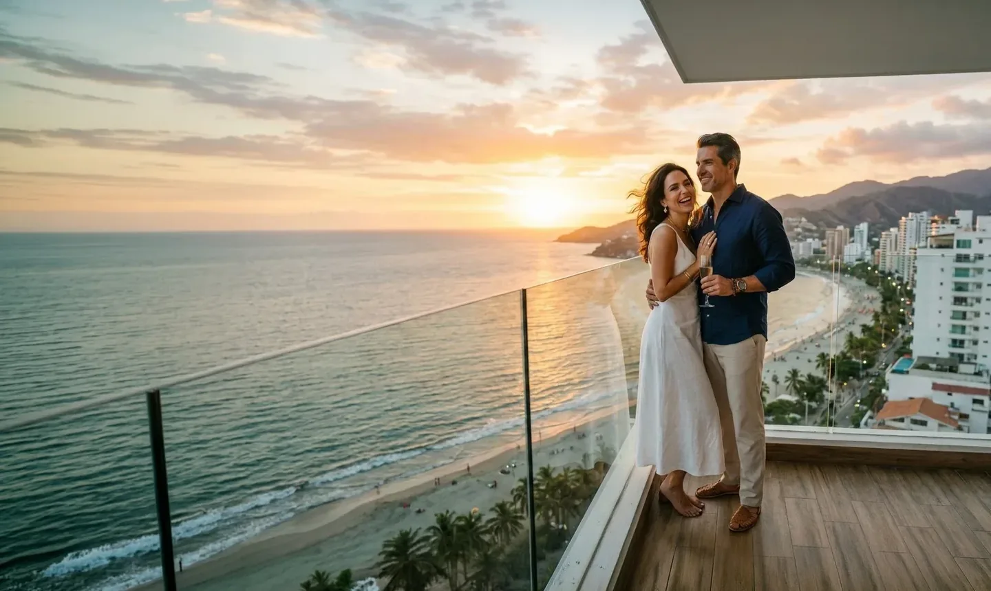 Apartamento con vista al mar en Santa Marta