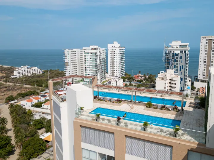Vista de Salguero Suites – Salguero Suites, en Playa Salguero, Santa Marta