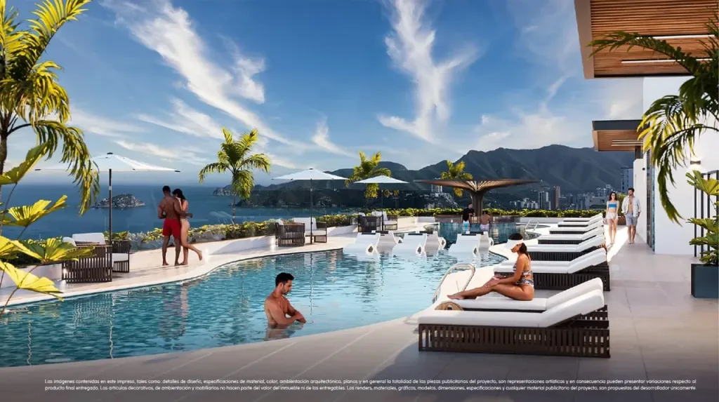Apartment pool – Porto Sabbia Residences, in Puerto Gaira, Santa Marta