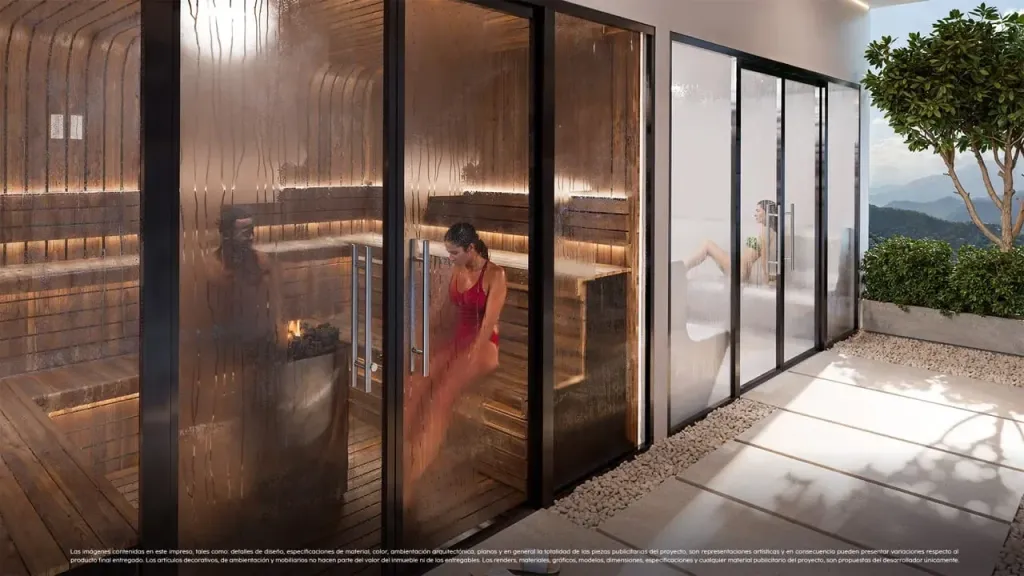 Sauna – Porto Sabbia Residences, in Puerto Gaira, Santa Marta