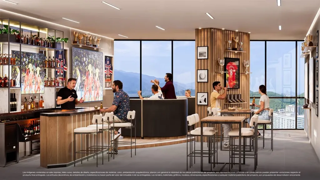 Sports bar – Porto Sabbia Suites, in Puerto Gaira, Santa Marta
