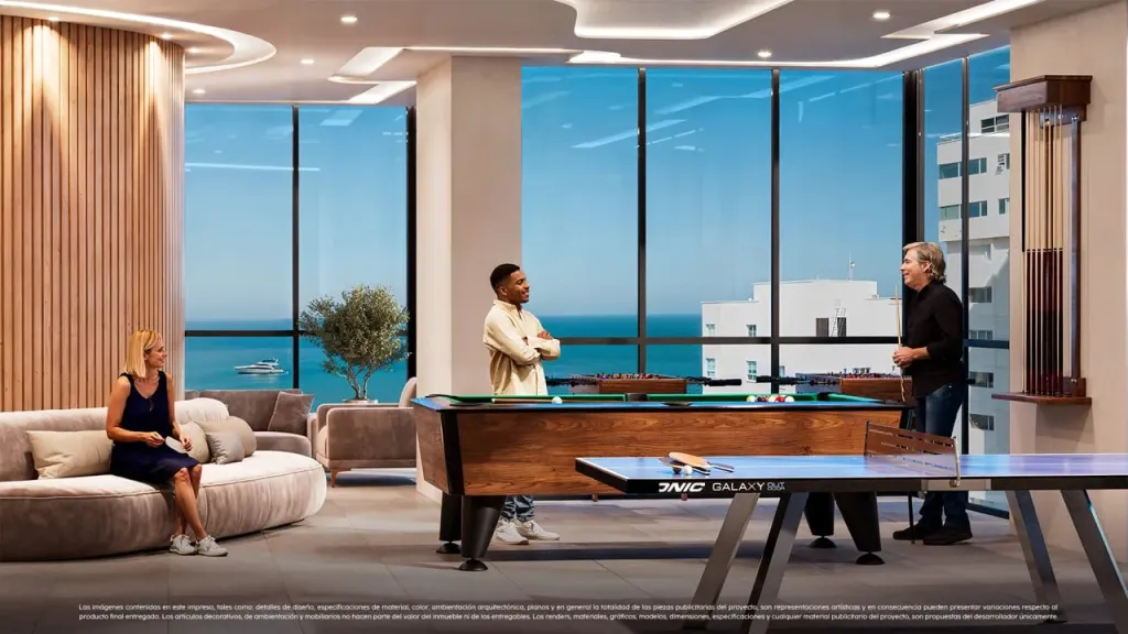 Adult game area – Porto Sabbia Suites, in Puerto Gaira, Santa Marta